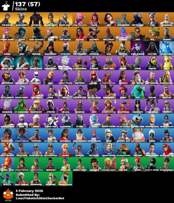 [PC/PSN/XBOX] 🔥 LEVEL 1771 🔥137 SKIN 🔥 THE REAPER 💀 OMEGA STAGE 5 ⚡ ELITE AGENT 👑 REAPER 🪓 TAKE THE L🔥 LOVE RANGER 🎖️ MAJOR GLORY | FULL ACCESS✅