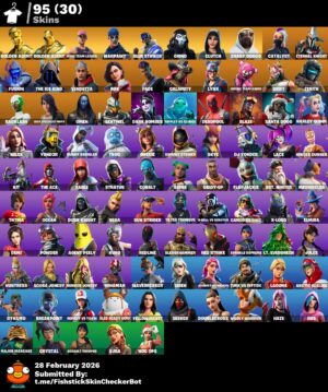 [PC/PSN/XBOX] 🔥 LEVEL 1365🔥95 RARE SKIN💀 OG STW 💀 GOLD MIDAS👑 GOLD BRUTUS🪓 CANDY AXE🪓 REAPER 🪓 THE ICE KING | ⚡ CATALYST💰 600 VB | FULL ACCESS✅