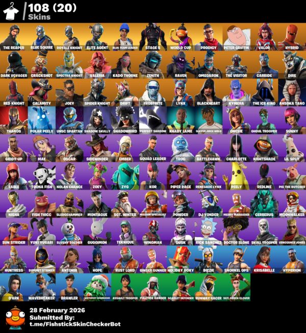 [PC/PSN/XBOX] 🔥 LEVEL 2060 🔥108 SKINS🔥 THE REAPER 💀 BLUE TEAM LEADER | ⚔️ ROYALE KNIGHT | 🛡️ BLUE SQUIRE | ⚡ OMEGA STAGE 5 | 🏆 💰 1300 VB | FULL ACCESS✅