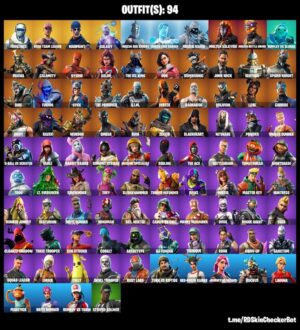 🔥 Fortnite Account – Galaxy, John Wick, Omega, Ragnarok, Ice King – 94 Skins – Full Access – Last Activity 30+ Days