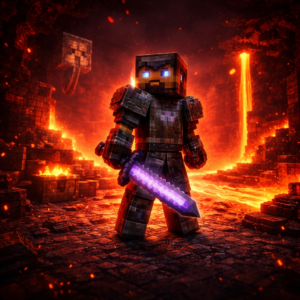 🔥 Minecraft Nether Warrior Account – Netherite Ready