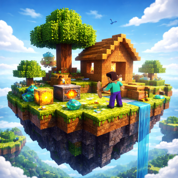 ☁️ Minecraft Skyblock Account – Island Survival Ready