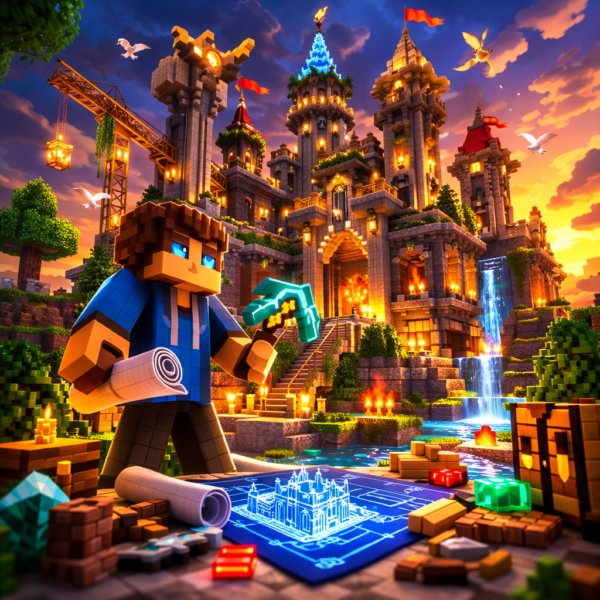 🏰 Minecraft Master Builder Account – Creative Architect