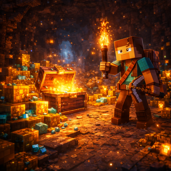 💰 Minecraft Treasure Hunter Account – Hidden Loot Explorer