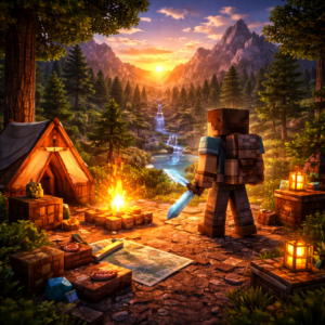 🌲 Minecraft Survival Explorer Account – Adventure Ready
