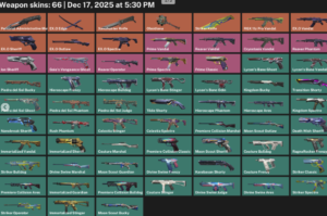 【EU】102 SKINS ✫ EX.O Bundle + RGX & Prime Vandal + Reaver Phantom & Vandal ✫ 42,375 VP Inv Value ✫ Platinum 1 ✫ Full access