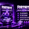 💎 Fortnite Reseller Pro Pack – 15 Accounts (75–150 Skins)